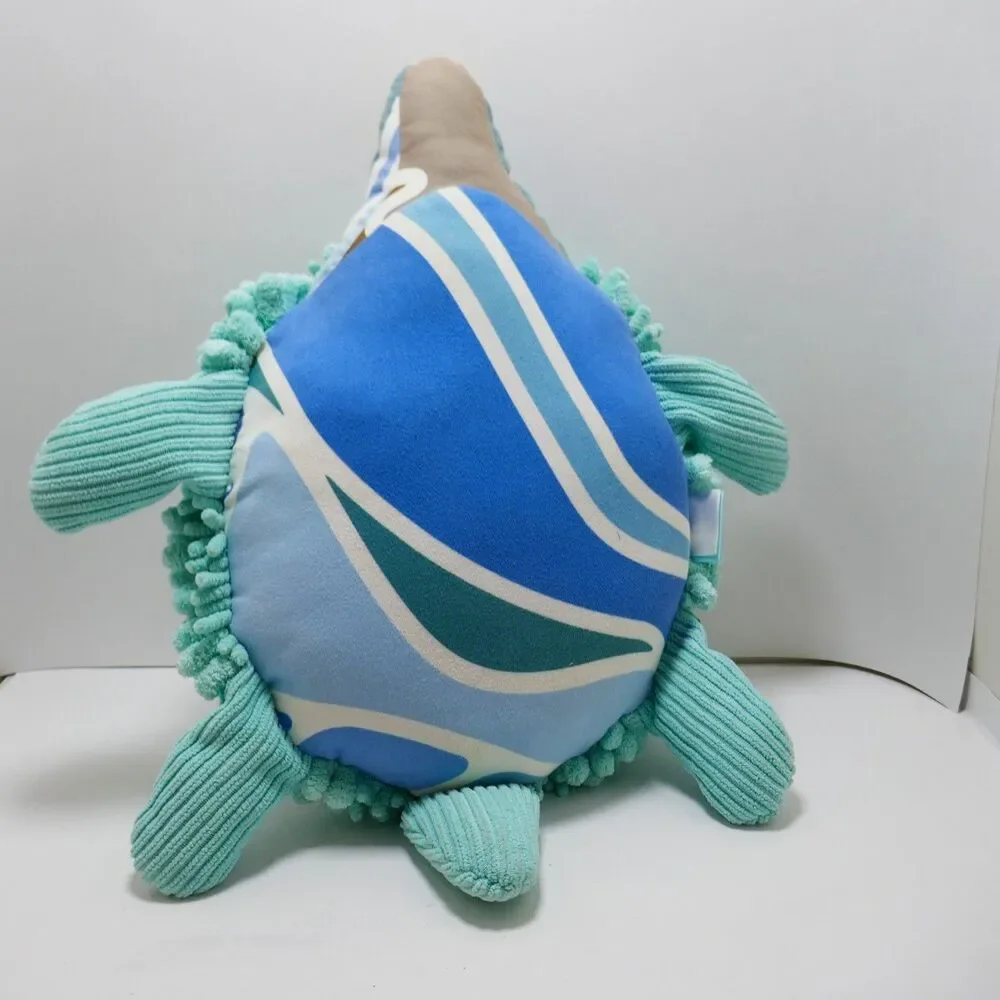Baclock Norwex Chenille Sea Turtle Plush Pet With A Purpose Fluffy Soft Toy 18”L